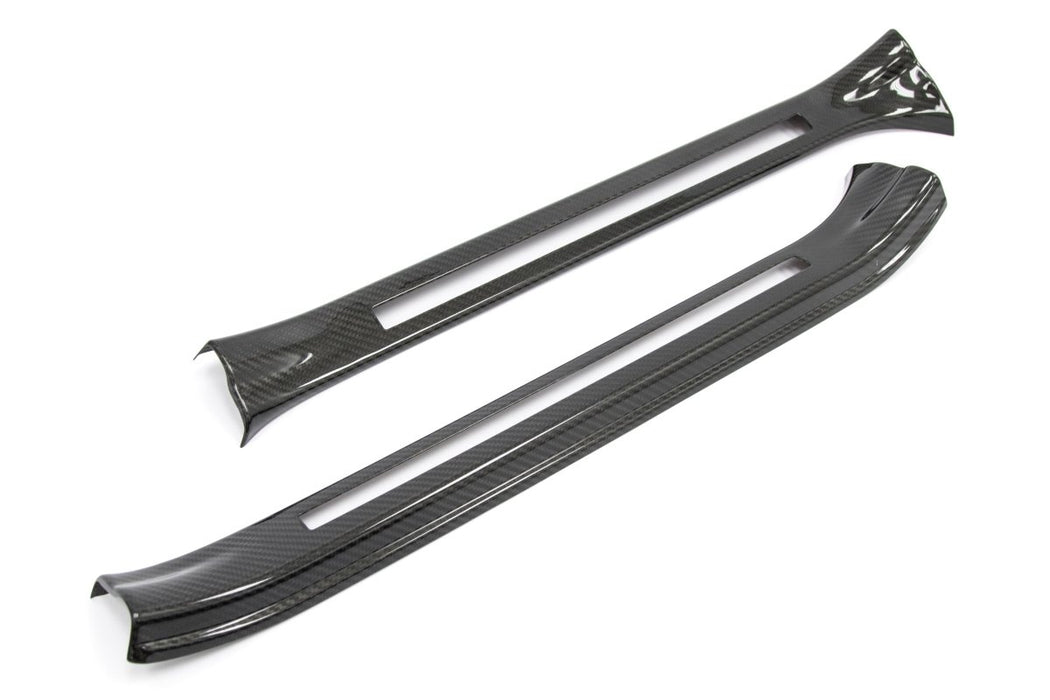 OLM LE Dry Carbon Fiber Door Sill Cover 2015-2021 STI - OLMAX15STISS - Subimods.com