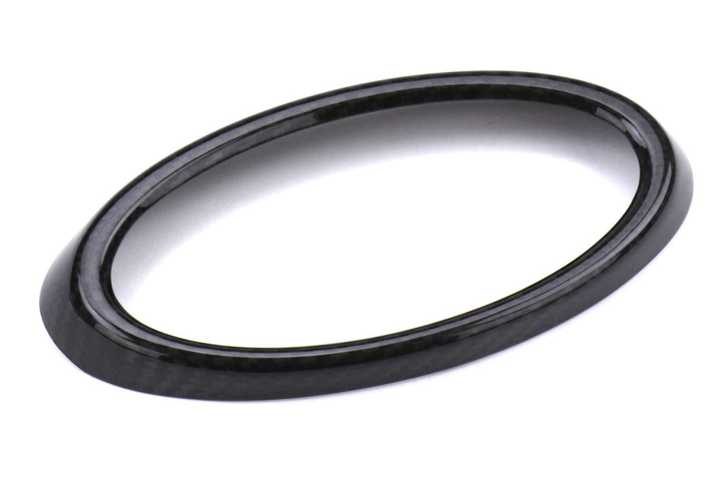 OLM LE Dry Carbon Fiber Front Emblem Frame Overlay 2018-2021 WRX / STI - OLMA.70066.3 - Subimods.com