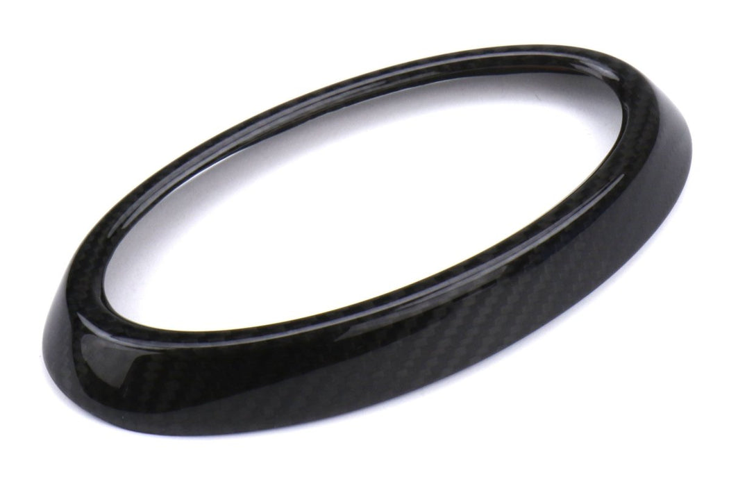 OLM LE Dry Carbon Fiber Front Emblem Frame Overlay 2018-2021 WRX / STI - OLMA.70066.3 - Subimods.com