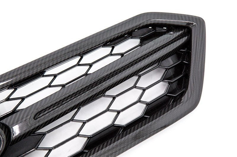 OLM LE Dry Carbon Fiber Grille Garnish Outer 2018-2021 WRX / STI - OLMA.70096.2 - Subimods.com