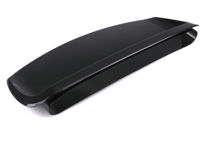 OLM LE Dry Carbon Fiber Hood Scoop Cover 2010-2014 WRX / STI - OLMA.70092.1 - Subimods.com