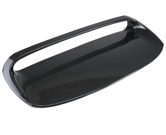 OLM LE Dry Carbon Fiber Hood Scoop Cover 2010-2014 WRX / STI - OLMA.70092.1 - Subimods.com