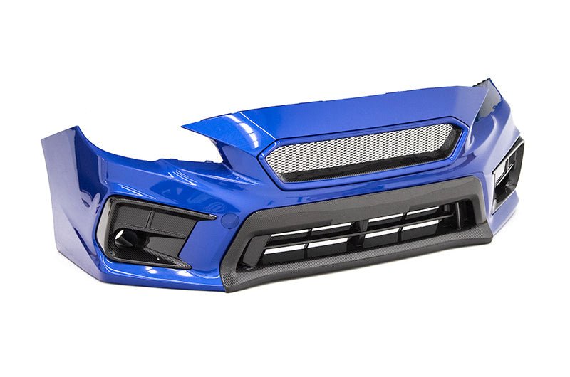OLM LE Dry Carbon Fiber Lower Bumper Cover 2018-2021 WRX / STI - OLMA.70203.1 - Subimods.com