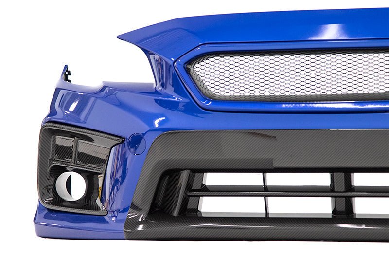 OLM LE Dry Carbon Fiber Lower Bumper Cover 2018-2021 WRX / STI - OLMA.70203.1 - Subimods.com