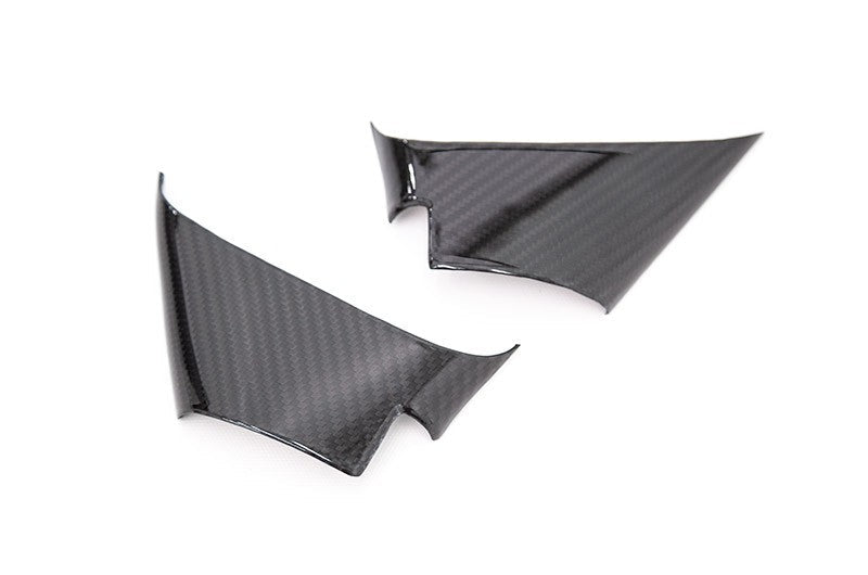 OLM LE Dry Carbon Fiber Lower Mirror Mount Cover 2015-2021 WRX / STI / 2015-2017 Crosstrek - OLMA.70093.1 - Subimods.com