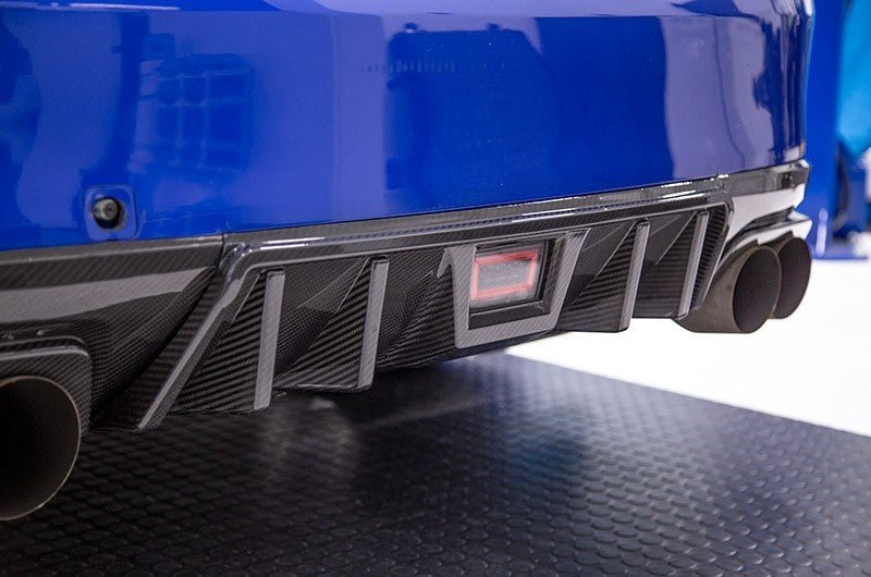 OLM LE Dry Carbon Fiber Rear Diffuser 2015-2021 WRX / STI - OLMA.70064.1 - Subimods.com