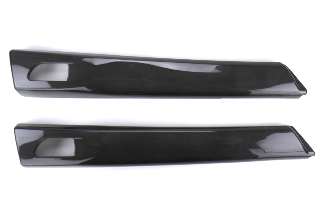 OLM LE Dry Carbon Fiber Rear Door Trim Upper Panels 2015-2021 WRX / STI - OLMA.70110.1 - Subimods.com