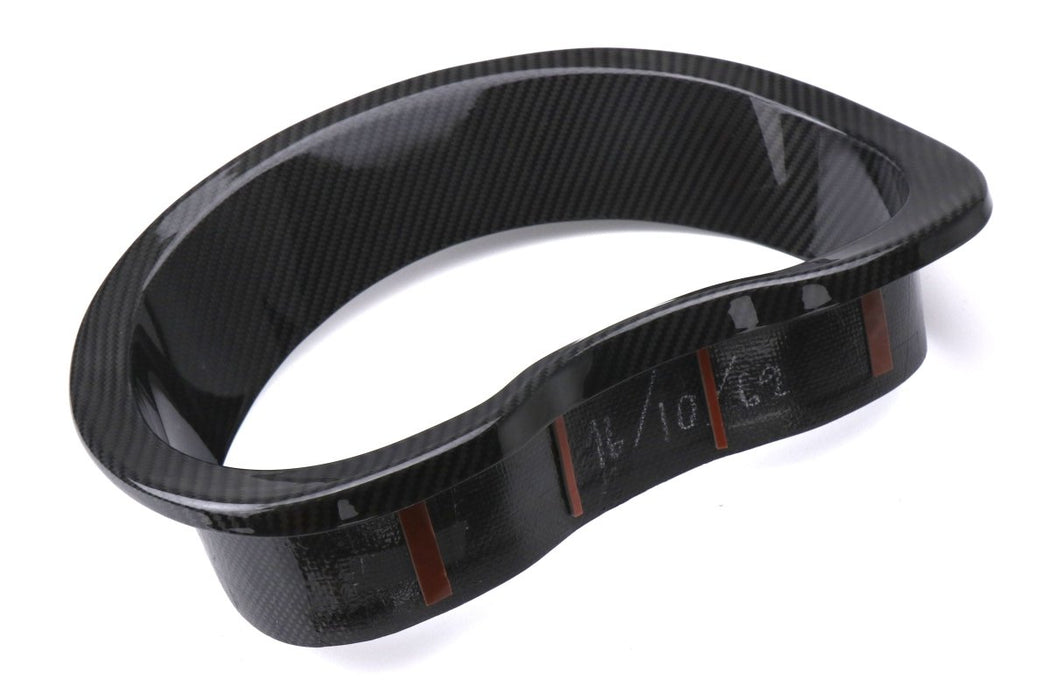 OLM LE Dry Carbon Fiber Speedometer Cluster Trim Cover 15-21 WRX / STI / 13-17 Crosstrek / 14-18 Forester - OLMIS-SPEEDO-COVER - Subimods.com