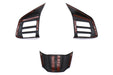 OLM LE Dry Carbon Fiber Steering Wheel Covers 2015 WRX / STI - OLMAXIS-15WRXSTR - Subimods.com