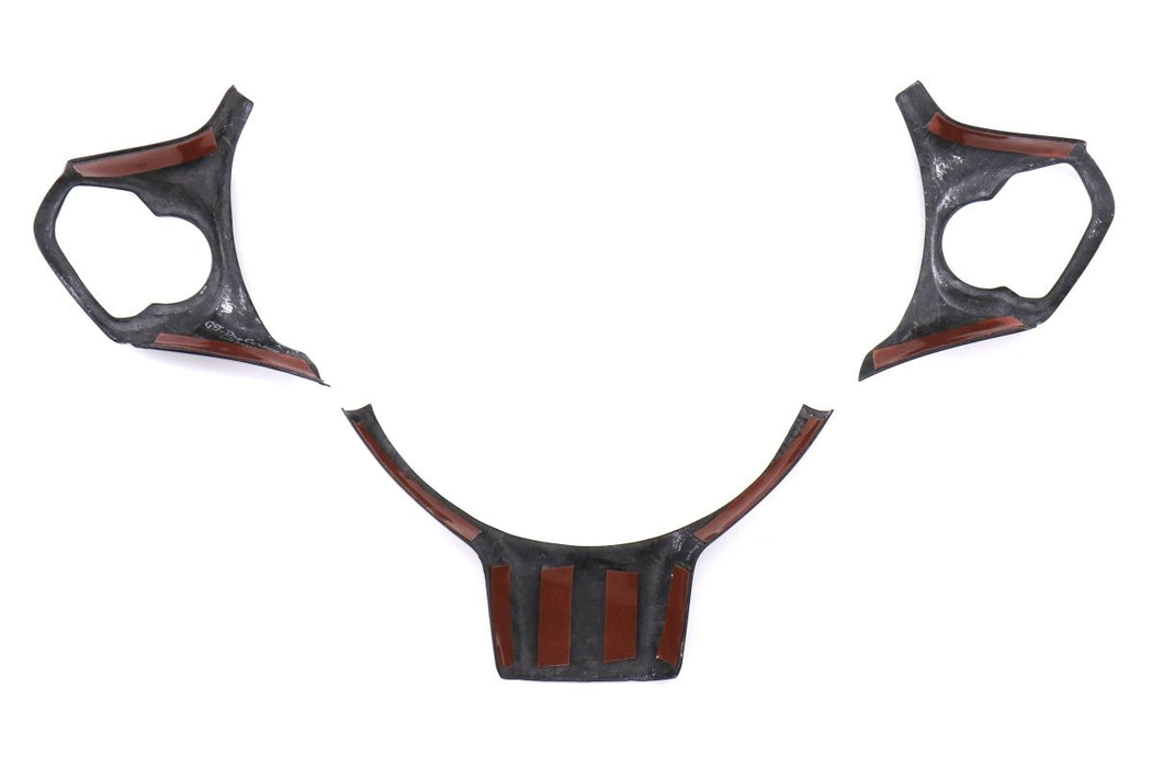 OLM LE Dry Carbon Fiber Steering Wheel Covers 2017-2024 BRZ / GR86 - OLMA.70094.1 - Subimods.com