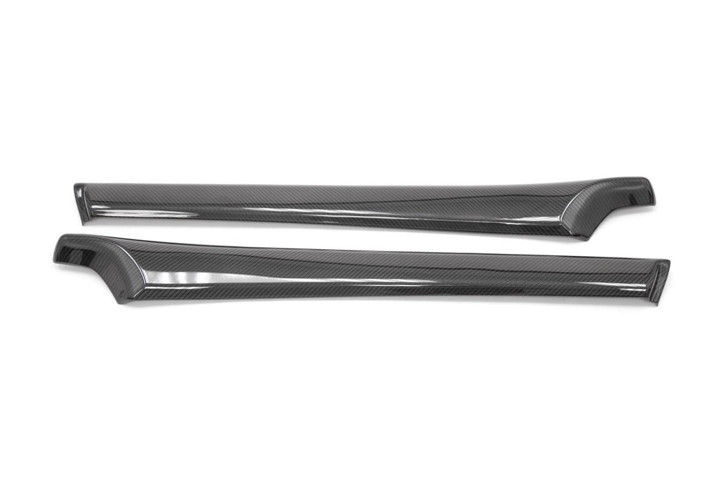 OLM LE Dry Carbon Front Door Trim Upper Panels 2015-2021 WRX / STI - OLMA.70021.1 - Subimods.com