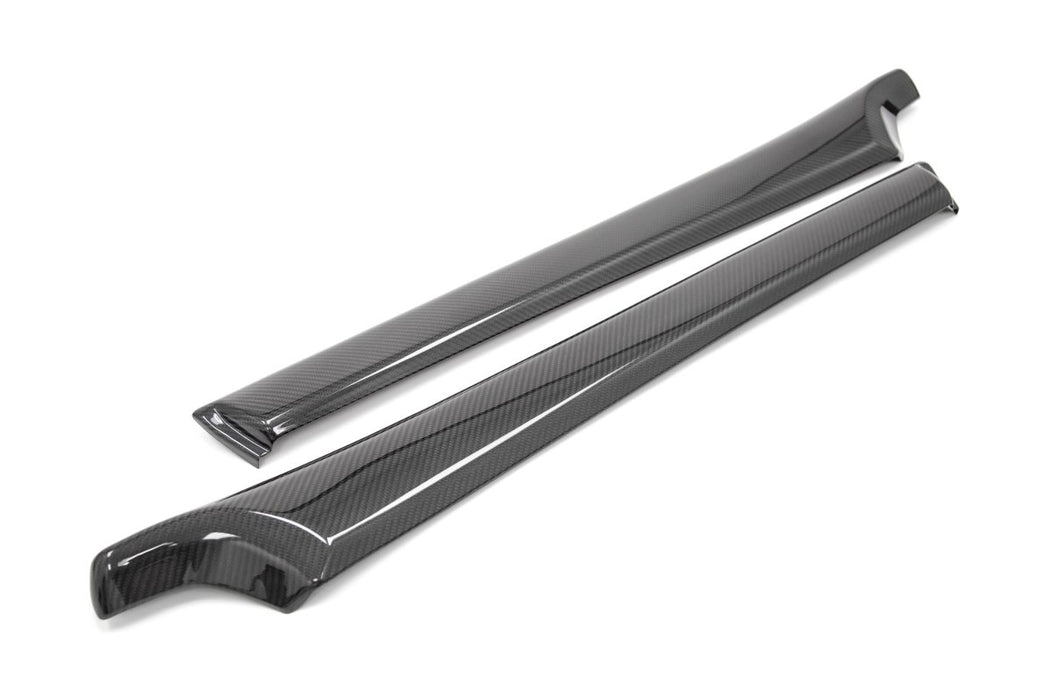 OLM LE Dry Carbon Front Door Trim Upper Panels 2015-2021 WRX / STI - OLMA.70021.1 - Subimods.com