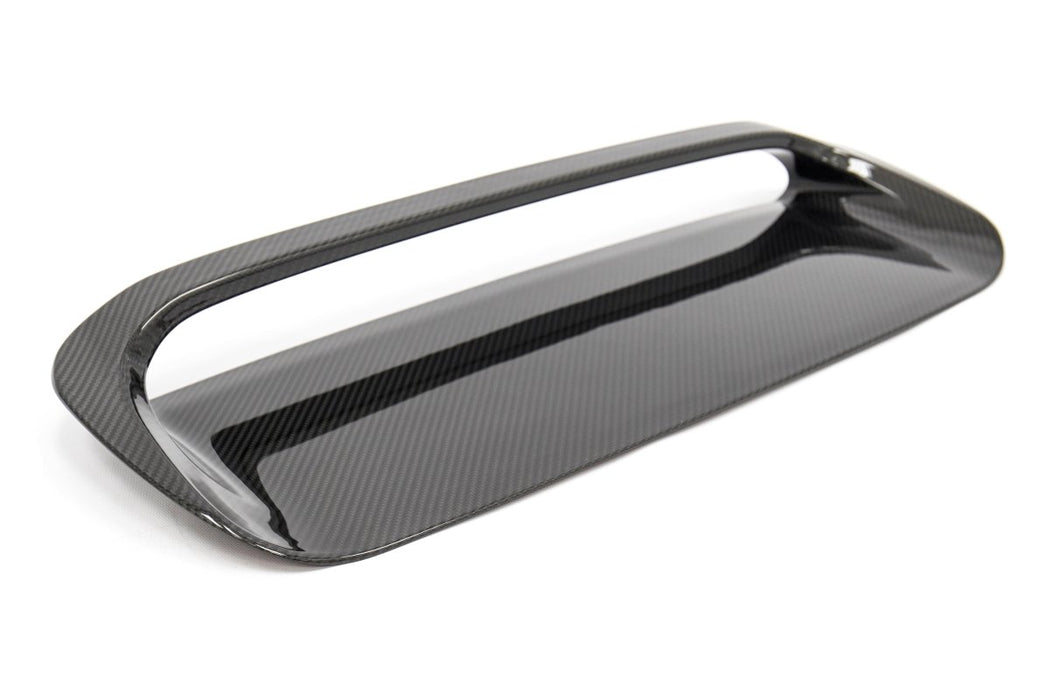 OLM LE Dry Carbon Hood Scoop Cover 2015-2021 WRX / STI - OLMAXIS-15HDSCP - Subimods.com