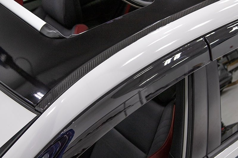 OLM LE Dry Carbon Rain Channel Guard Trim 2015-2021 WRX / STI - OLMA.70109.1 - Subimods.com