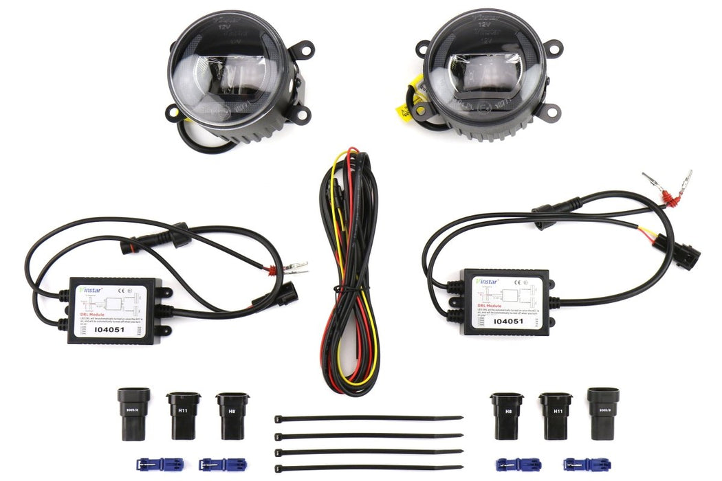 OLM LED Corona Ring DRL Fog Light Housings 2015-2021 WRX / STI / 2013-2016 BRZ / FRS / 2014-2018 Forester - OLMSUBCORONA - Subimods.com