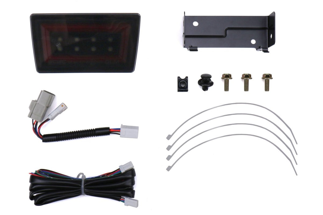 OLM NB+R F1 Rear Brake Light Smoke Lens, Gloss Black Base, Red Bar 2015-2021 WRX / STI - OLMA.70051.4 - Subimods.com