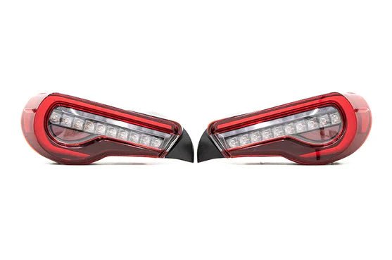 OLM OE Plus Linear Style Sequential Tail Lights Clear Lens 2013-2021 BRZ / FRS / GT86 - OLMA.70206.1-OE - Subimods.com