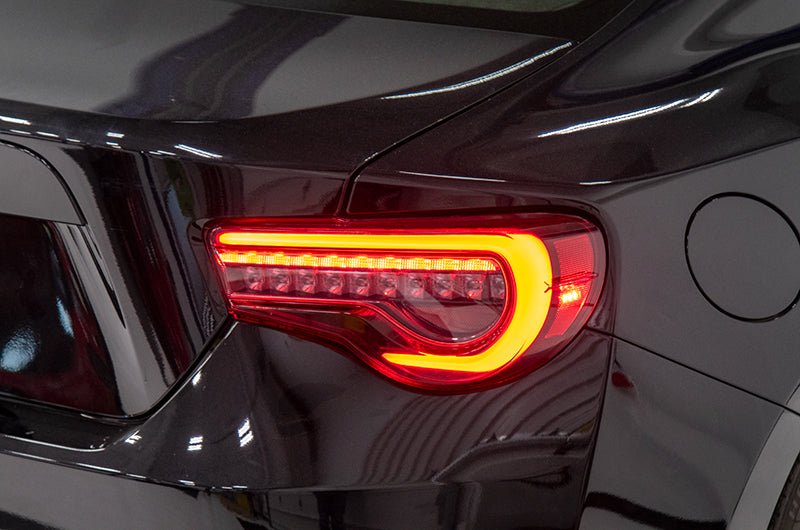 OLM OE Plus Linear Style Sequential Tail Lights Clear Lens 2013-2021 BRZ / FRS / GT86 - OLMA.70206.1-OE - Subimods.com