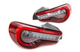 OLM OE Plus Linear Style Sequential Tail Lights Clear Lens 2013-2021 BRZ / FRS / GT86 - OLMA.70206.1-OE - Subimods.com