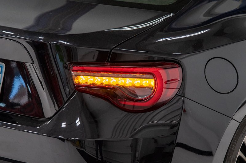 OLM OE Plus Linear Style Sequential Tail Lights Clear Lens 2013-2021 BRZ / FRS / GT86 - OLMA.70206.1-OE - Subimods.com