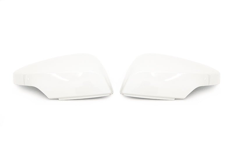 OLM OE Style Mirror Cover w/ Turn Signal Cutout Crystal White 2015-2021 WRX / STI / 2015-2017 Crosstrek - OLMA.700193.1-K1X - Subimods.com