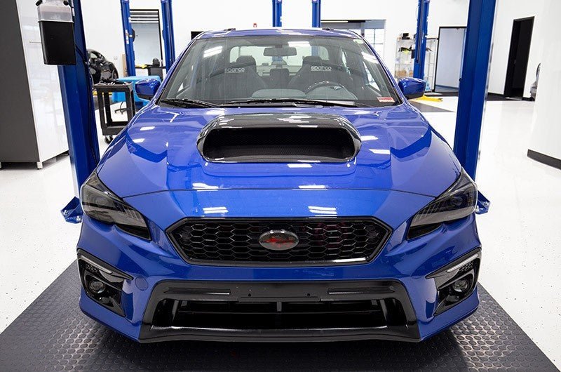 OLM Oversized Carbon Fiber Hood Scoop 2015-2021 WRX / STI - OLMA.70142.1 - Subimods.com