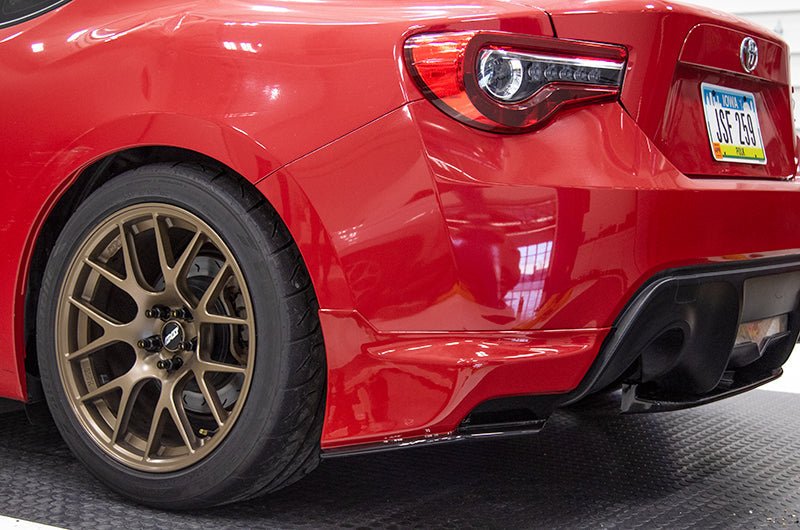 OLM Paint Matched Gloss Black Rear Bumper Lip Firestorm 2013-2021 BRZ / FRS / GT86 - OLMA.70190.1-C7P - Subimods.com