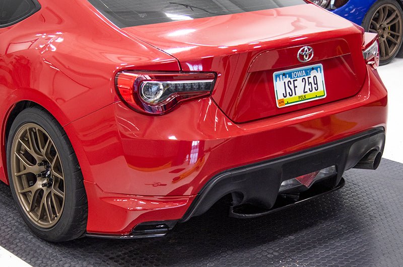 OLM Paint Matched Gloss Black Rear Bumper Lip Firestorm 2013-2021 BRZ / FRS / GT86 - OLMA.70190.1-C7P - Subimods.com