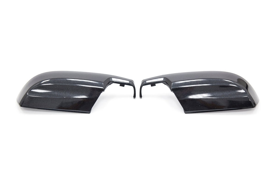 OLM Paint Matched Lower Mirror Covers Dark Gray Metallic / Asphalt 2015-2021 WRX / STI, 2015-2017 Crosstrek, 2015-2016 Impreza - OLMA.700002.1-61K - Subimods.com