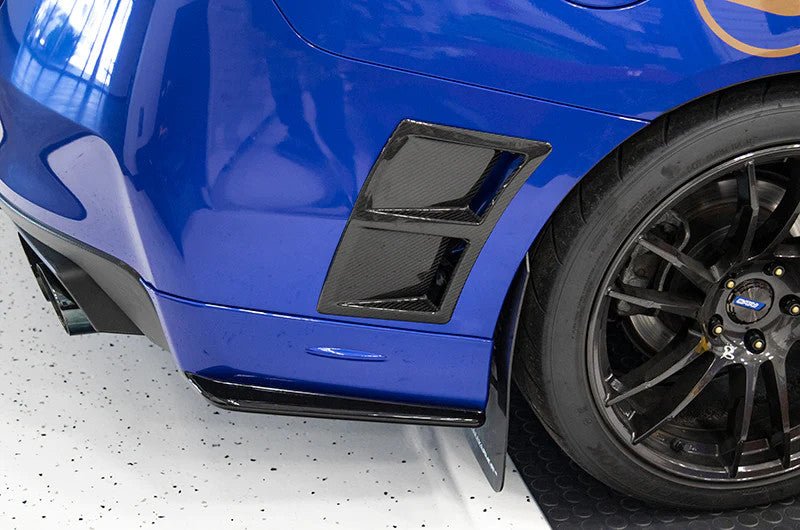 OLM Paint Matched Rear Bumper Lip Gloss Black World Rally Blue 2015-2021 WRX / STI - OLMA.70191.1-K7X - Subimods.com