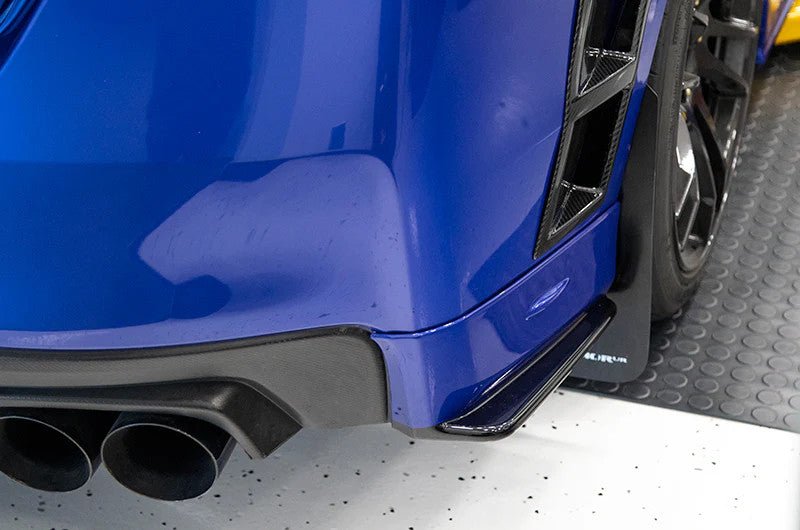OLM Paint Matched Rear Bumper Lip Gloss Black World Rally Blue 2015-2021 WRX / STI - OLMA.70191.1-K7X - Subimods.com