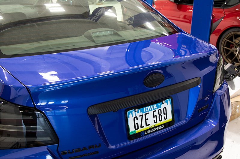 OLM Paint Matched Trunk Hole Delete World Rally Blue 2015-2021 WRX / STI - OLMA.70174.1-K7X - Subimods.com