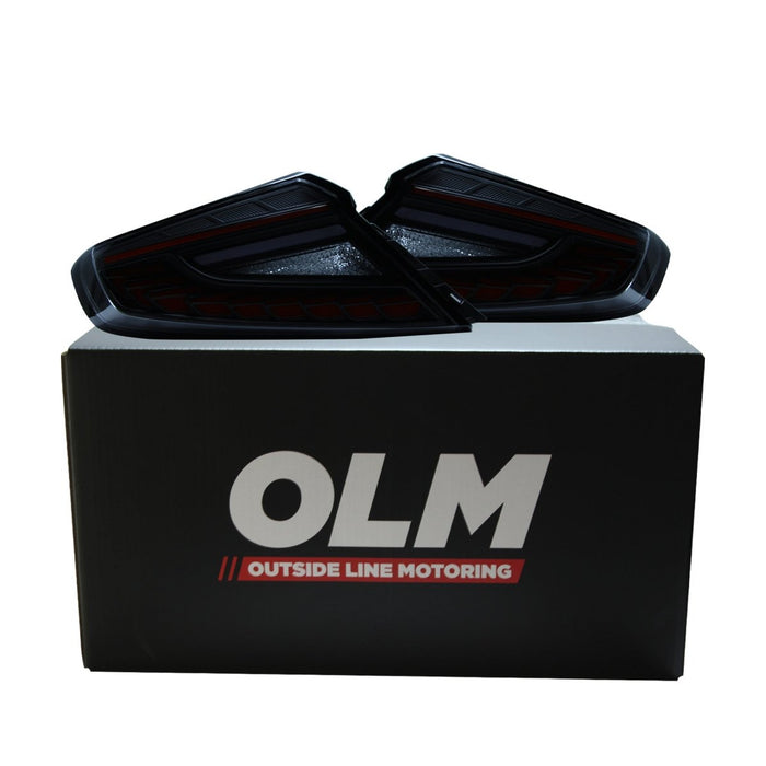 OLM Phantom-Spec LED Taillights Smoke Lens, Red Optic 2022-2025 WRX - OLME.47005.1-SR - Subimods.com