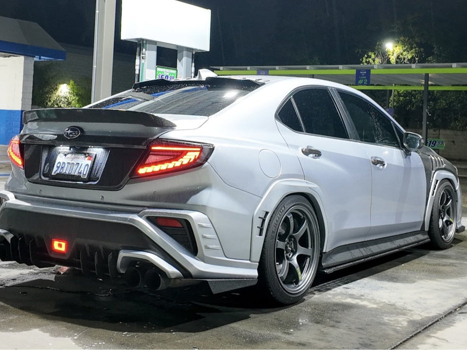 OLM Phantom-Spec LED Taillights Smoke Lens, White Optic 2022-2025 WRX - OLME.47005.1-SW - Subimods.com