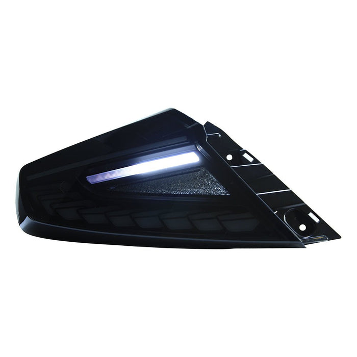 OLM Phantom-Spec LED Taillights Smoke Lens, White Optic 2022-2025 WRX - OLME.47005.1-SW - Subimods.com