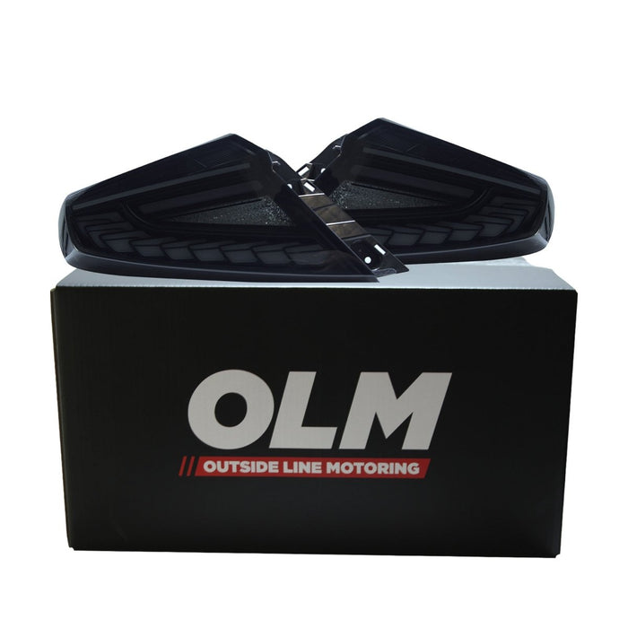 OLM Phantom-Spec LED Taillights Smoke Lens, White Optic 2022-2025 WRX - OLME.47005.1-SW - Subimods.com