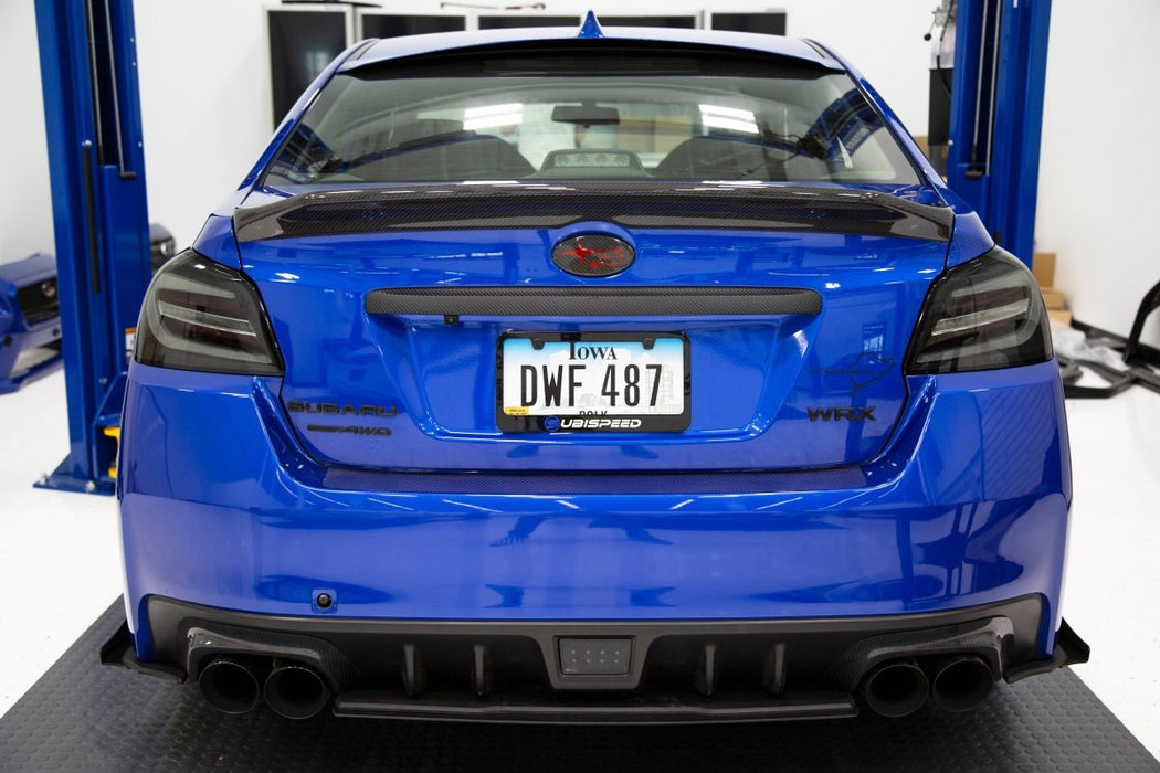 OLM Point Five Carbon Fiber Duckbill Spoiler 2015-2025 WRX / STI - OLMA.70015.1-CF - Subimods.com