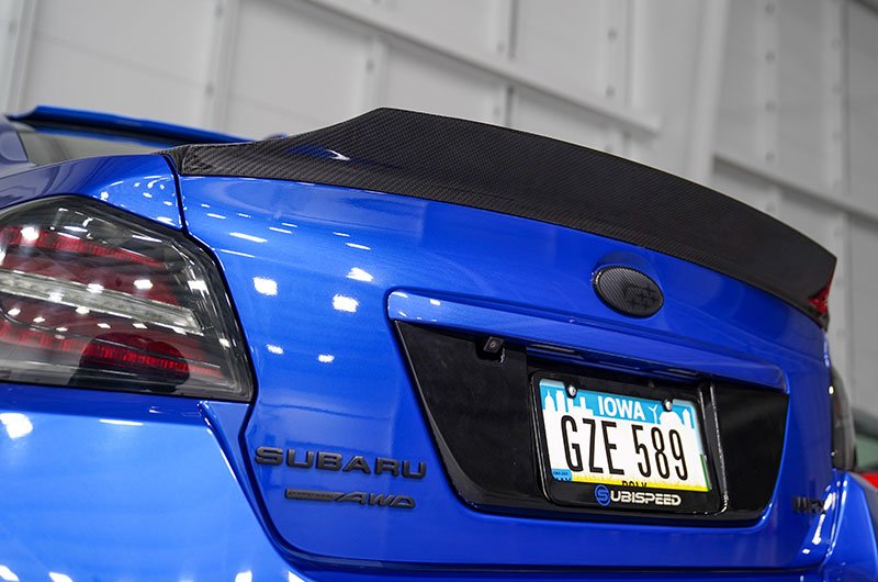 OLM RD2 Style Carbon Fiber Duckbill Spoiler 2015-2021 WRX / STI - OLMA.70259.1 - Subimods.com