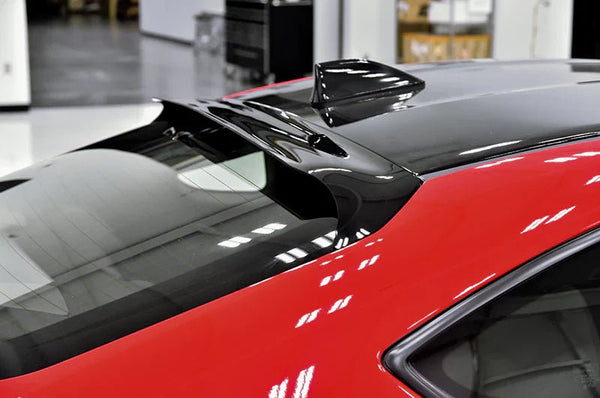 OLM Rear Window Visor Black 2022-2026 BRZ / GR86 - Subimods.com