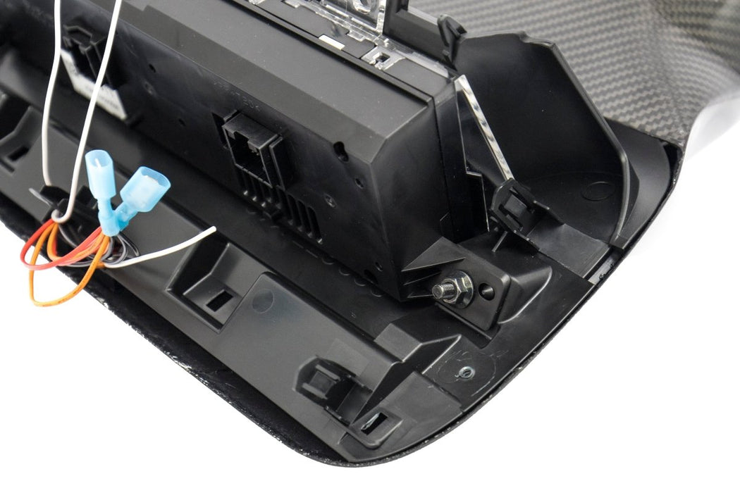 OLM S-line Carbon Fiber 60mm Triple Gauge Pod 2015-2021 WRX / STI / 2014-2018 Forester / 2013-2017 Crosstrek - OLM15WRX-TRIPLE - Subimods.com