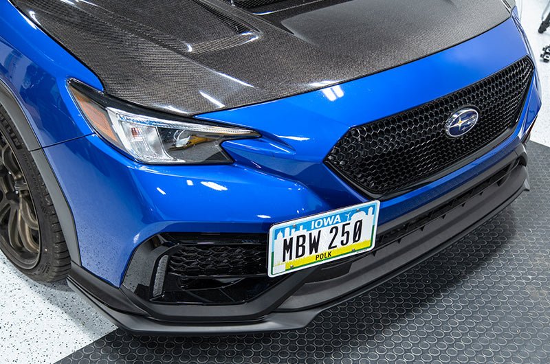 OLM S Style Matte Black Front Lip 2022-2025 WRX - OLMB.47006.1 - Subimods.com