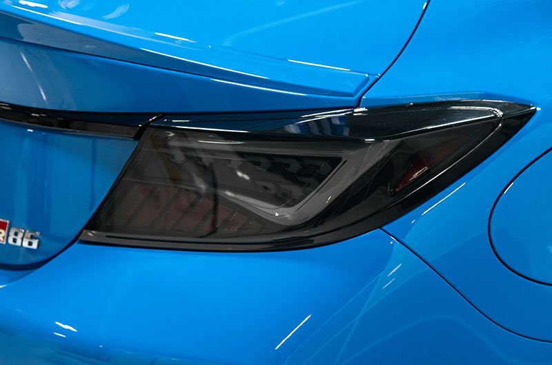 OLM Scythe Style LED Taillights Smoke Lens, Black Base, White Bar 2022-2025 BRZ / GR86 - OLME.49003.3 - Subimods.com