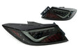 OLM Scythe Style LED Taillights Smoke Lens, Black Base, White Bar 2022-2025 BRZ / GR86 - OLME.49003.3 - Subimods.com