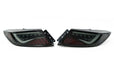 OLM Scythe Style LED Taillights Smoke Lens, Black Base, White Bar 2022-2025 BRZ / GR86 - OLME.49003.3 - Subimods.com