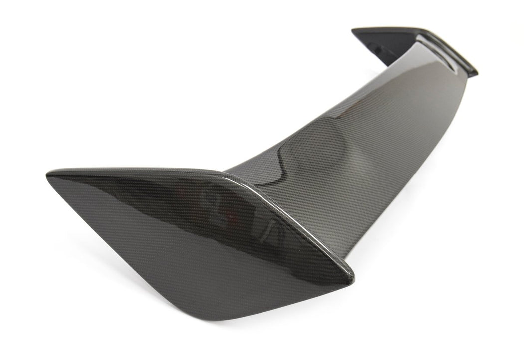 OLM Silverline Carbon Fiber OEM S Style Spoiler w/ Black Bases 2015-2021 WRX / STI - OLM15SLINESTICF - Subimods.com