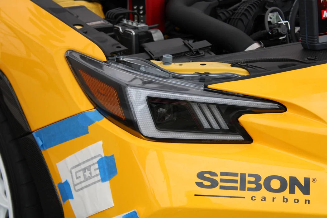 OLM Sokudo LED Headlights w/ Add-On Harness 2022-2026 WRX Limited / GT / TR Models - OLME.47006.1-KIT - Subimods.com