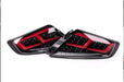 OLM Spec-AR LED Taillights Clear Lens, Black Base, Red Bar 2022-2025 WRX - OLME.47002.1-CBRC - Subimods.com