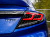 OLM Spec-AR LED Taillights Clear Lens, Black Base, Red Bar 2022-2025 WRX - OLME.47002.1-CBRC - Subimods.com