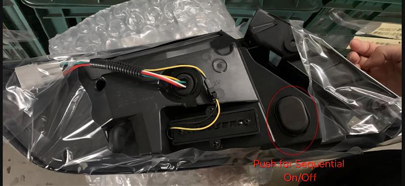 OLM Spec-AR LED Taillights Clear Lens, Black Base, Red Bar 2022-2025 WRX - OLME.47002.1-CBRC - Subimods.com