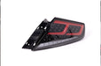 OLM Spec-AR LED Taillights Clear Lens, Black Base, Red Bar 2022-2025 WRX - OLME.47002.1-CBRC - Subimods.com